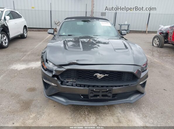 1FATP8UH2L5134464 2020 FORD MUSTANG Gray Widok zestawu wskaźników