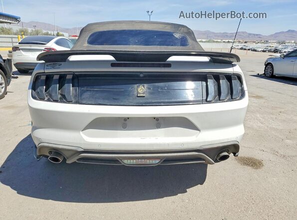 1FATP8UH5K5151421 2019 FORD MUSTANG Белый Вид сзади