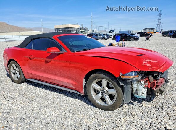 1FATP8UH5K5159065 2019 FORD MUSTANG Красный Передняя правая четверть