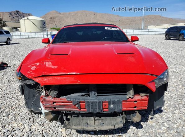 1FATP8UH5K5159065 2019 FORD MUSTANG Красный Вид спереди