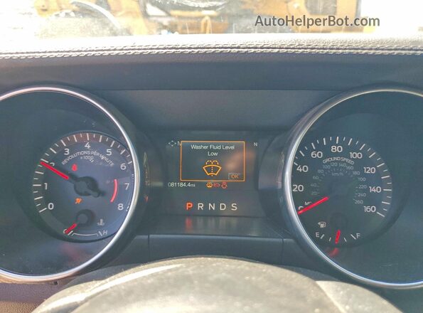 1FATP8UH5K5159065 2019 FORD MUSTANG Красный Вид щитка приборов