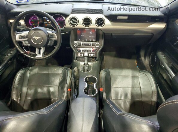 1FATP8UH5K5159146 2019 FORD MUSTANG Charcoal Widok deski rozdzielczej