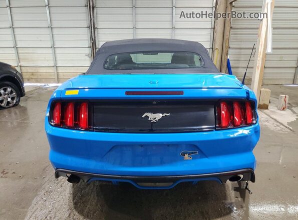 1FATP8UH8H5228341 2017 FORD MUSTANG Blue Հետևի տեսք