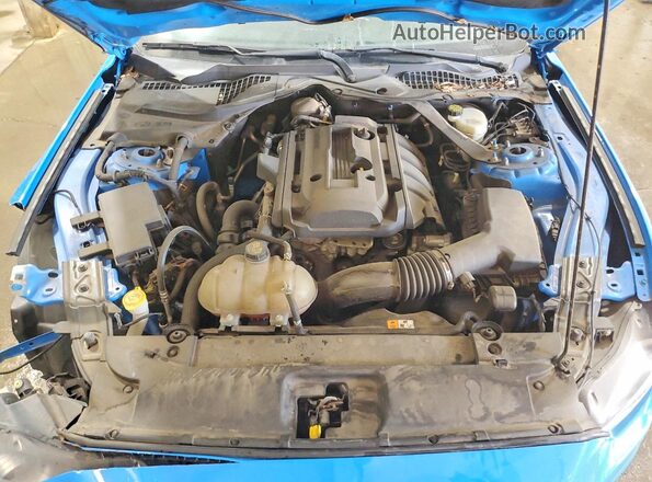 1FATP8UH8H5228341 2017 FORD MUSTANG Blue Սալոնի հետևի տեսք