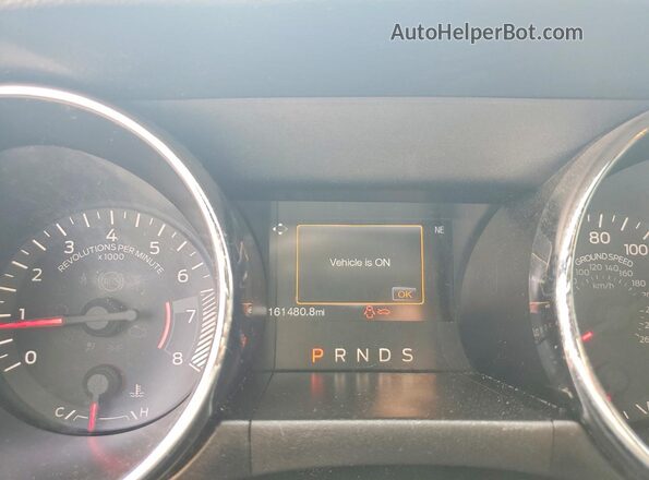 1FATP8UH9H5278293 2017 FORD MUSTANG Синий Вид щитка приборов