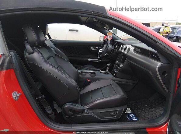 1FATP8UH9N5124260 2022 FORD MUSTANG Red Vista interior delantera
