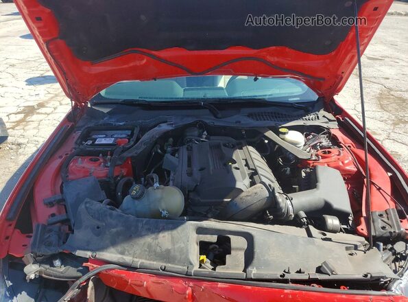 1FATP8UHXH5282532 2017 FORD MUSTANG Red Vista interior trasera