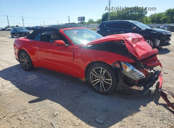 1FATP8UHXH5282532 2017 FORD MUSTANG Red Delantero derecho