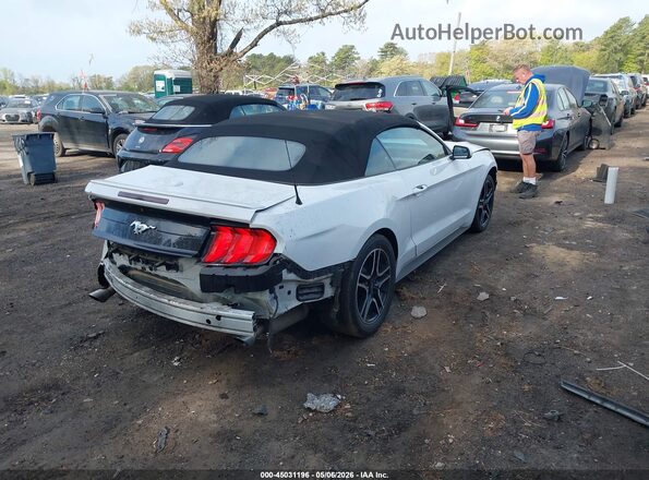 1FATP8UHXK5149003 2019 FORD MUSTANG White Trasero derecho