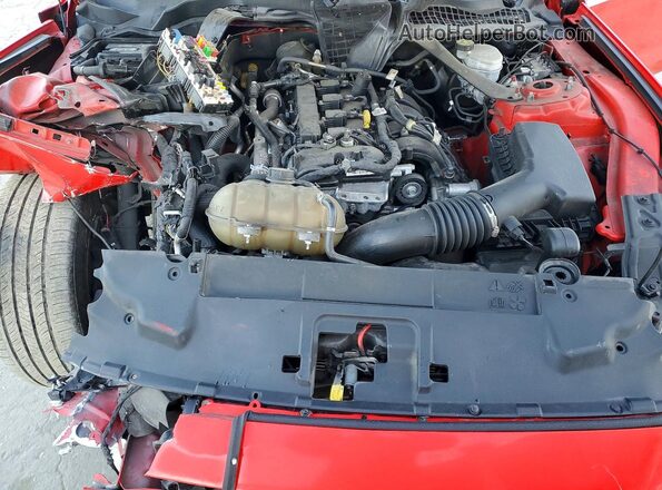 1FATP8UHXM5106297 2021 FORD MUSTANG Red Widok wnętrza z tyłu