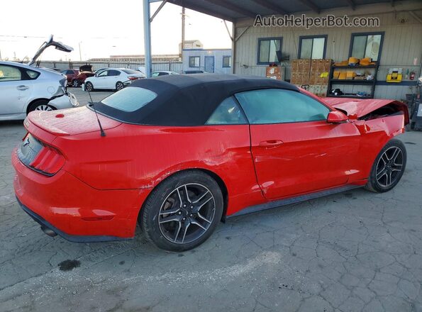1FATP8UHXM5106297 2021 FORD MUSTANG Red Tył prawy