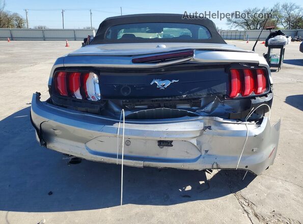 1FATP8UHXM5122516 2021 FORD MUSTANG Серый Вид сзади