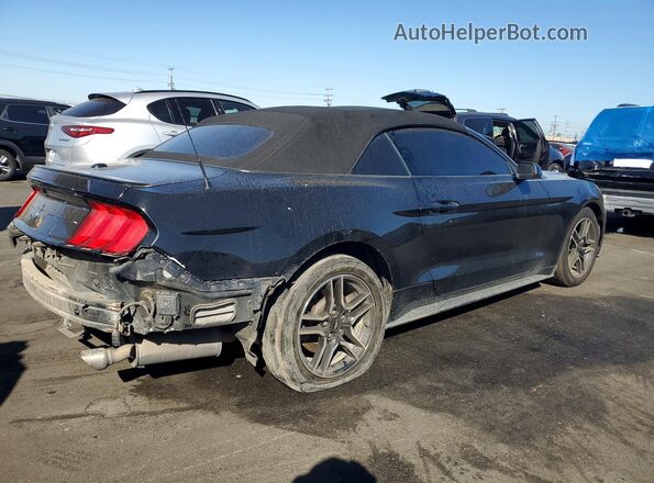 1FATP8UHXM5123777 2021 FORD MUSTANG Черный Задняя правая четверть