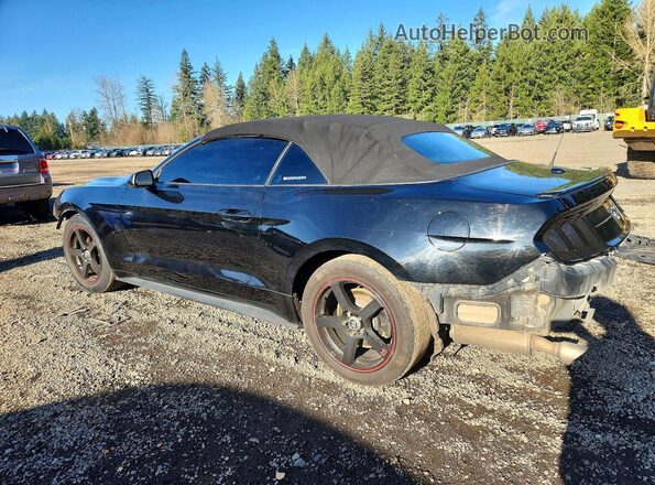 1FATP8UHXN5105863 2022 FORD MUSTANG Черный Задняя левая четверть