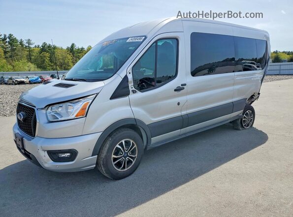 1FBAX2C84NKA19728 2022 FORD TRANSIT Silver Front left