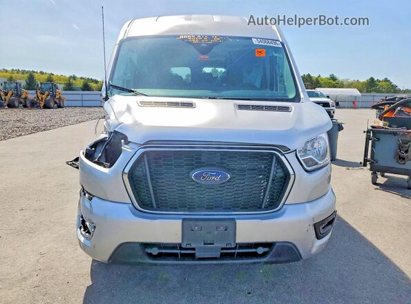 1FBAX2C84NKA19728 2022 FORD TRANSIT Silver Front view