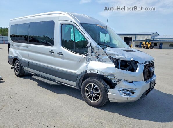 1FBAX2C84NKA19728 2022 FORD TRANSIT Silver Front right