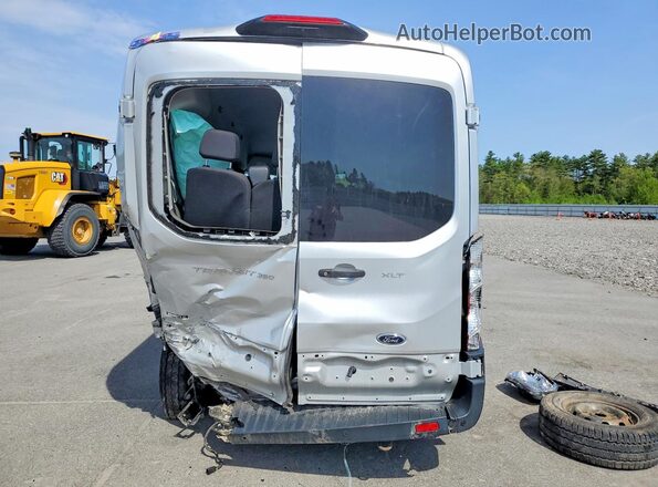 1FBAX2C84NKA19728 2022 FORD TRANSIT Silver Rear view