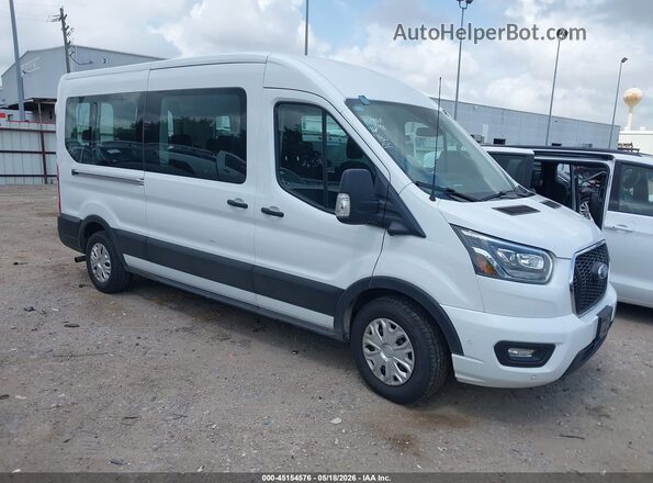 1FBAX2C85PKB41372 2023 FORD TRANSIT-350 White Delantero derecho