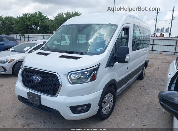 1FBAX2C85PKB41372 2023 FORD TRANSIT-350 White Vista tres cuartos delantera izquierda