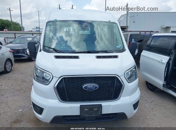 1FBAX2C85PKB41372 2023 FORD TRANSIT-350 White Vista del cuadro de instrumentos