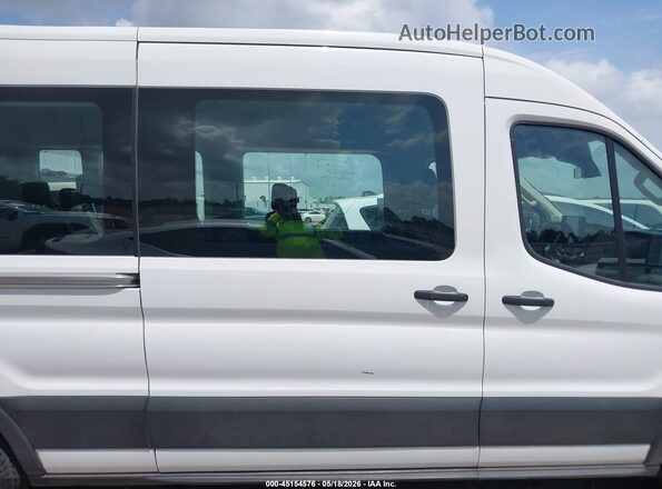 1FBAX2C85PKB41372 2023 FORD TRANSIT-350 White Vista interior trasera