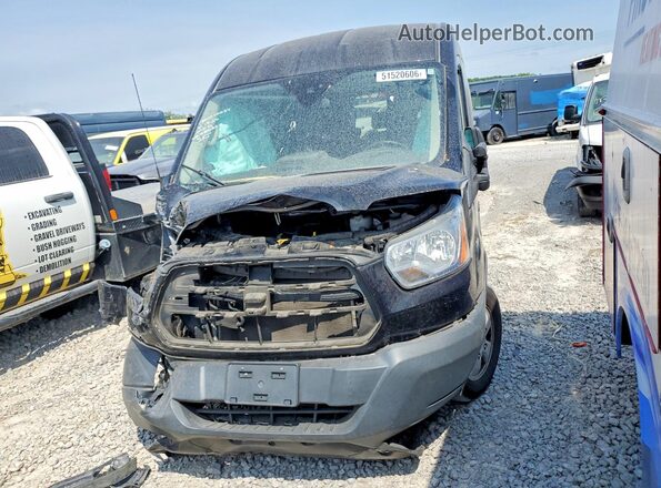 1FBAX2CGXHKA50302 2017 FORD TRANSIT Black Front left