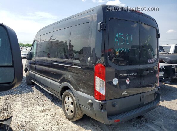 1FBAX2CGXHKA50302 2017 FORD TRANSIT Black Rear left