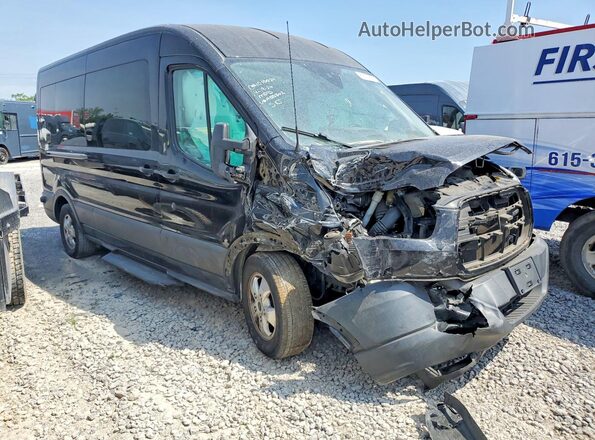 1FBAX2CGXHKA50302 2017 FORD TRANSIT Black Front right