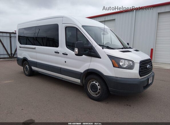 1FBAX2CM1JKA75570 2018 FORD TRANSIT-350 White Delantero derecho