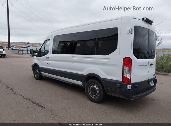 1FBAX2CM1JKA75570 2018 FORD TRANSIT-350 White Trasero izquierdo