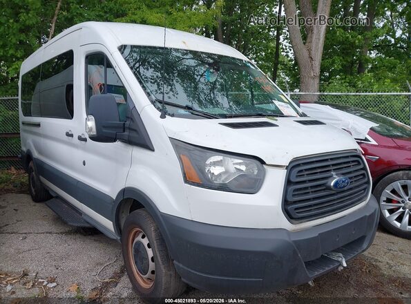 1FBAX2CM9HKA27258 2017 FORD TRANSIT-350 Белый Передняя правая четверть