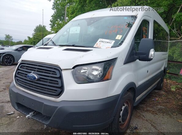 1FBAX2CM9HKA27258 2017 FORD TRANSIT-350 Белый Передняя левая четверть