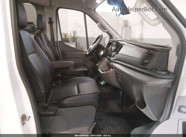 1FBAX2X8XPKA75752 2023 FORD TRANSIT-350 White წინა სალონის ხედი
