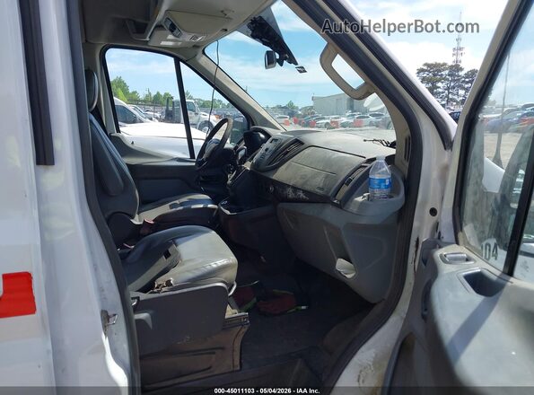 1FBAX2XM2KKB84731 2019 FORD TRANSIT-350 Белый Вид салона спереди