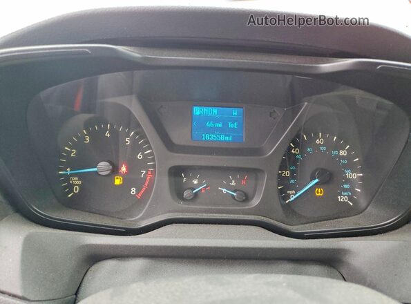 1FBAX2XM9GKB15736 2016 FORD PASSENGER Red Widok zestawu wskaźników