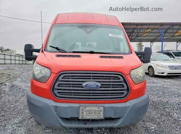 1FBAX2XM9GKB15736 2016 FORD PASSENGER Red Widok z przodu