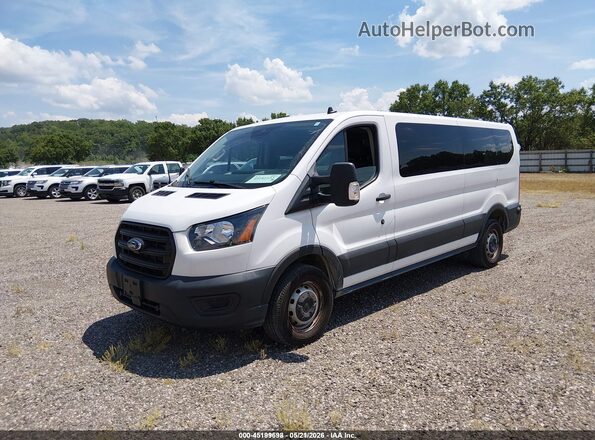 1FBAX2Y84LKB23299 2020 FORD TRANSIT-350 White Передня ліва чверть