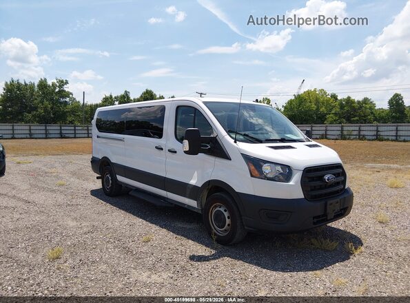 1FBAX2Y84LKB23299 2020 FORD TRANSIT-350 White Передня права чверть