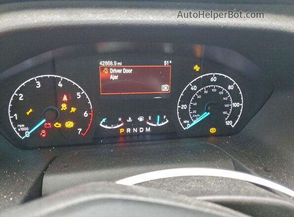 1FBAX9CGXNKA18633 2022 FORD TRANSIT Синий Вид щитка приборов