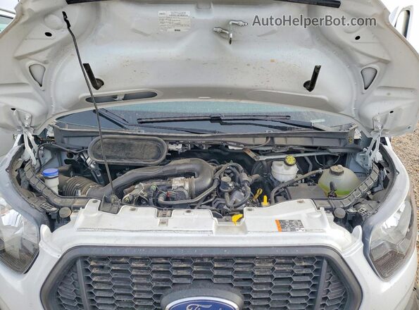 1FBVU4X86PKB76714 2023 FORD TRANSIT White Vista del compartimento del motor