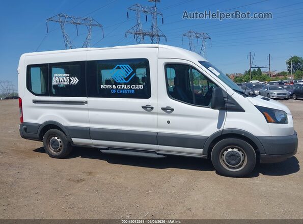 1FBZX2CM5GKB28363 2016 FORD TRANSIT-350 White Widok wnętrza 360 stopni