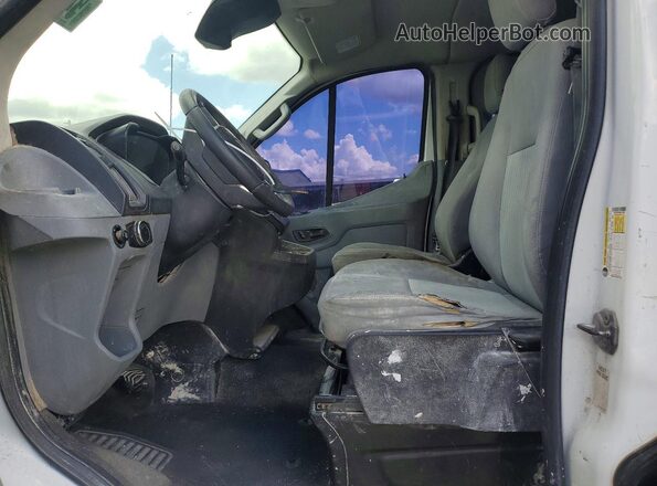 1FBZX2ZM2HKB13490 2017 FORD TRANSIT White Вид салону спереду