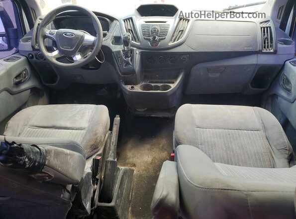 1FBZX2ZM2HKB13490 2017 FORD TRANSIT White Вид панелі приладів