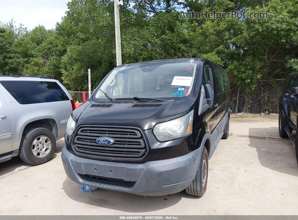 1FBZX2ZM4HKA18378 2017 FORD TRANSIT-350 Black Front view