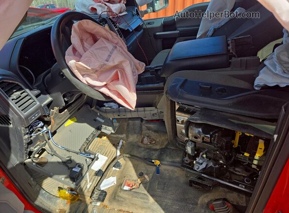 1FD7W2BT1MED11859 2021 FORD F250 Красный Вид салона спереди