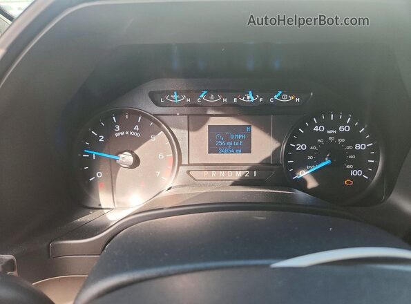 1FD7X2A62NEF90782 2022 FORD F250 Белый Вид щитка приборов