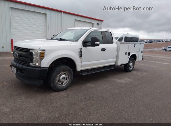 1FD7X2B60KEC15967 2019 FORD F-250 White Vista tres cuartos delantera izquierda
