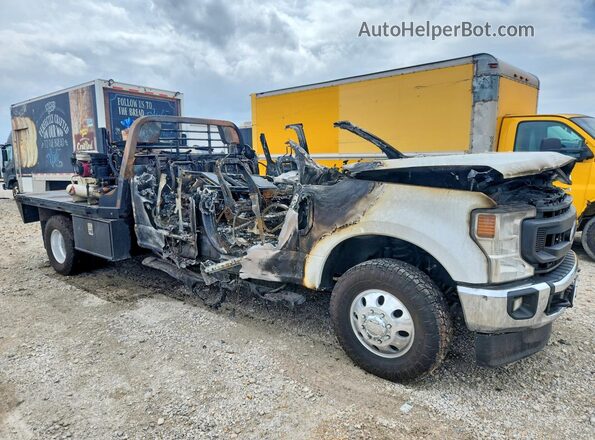 1FD8W3HT6NED40101 2022 FORD F350 White Przód prawy