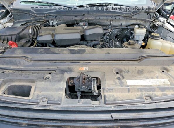 1FDBF2A67HED46028 2017 FORD F250 White Widok wnętrza z tyłu